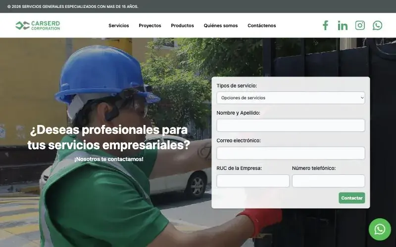 Web de Carserd Corporation