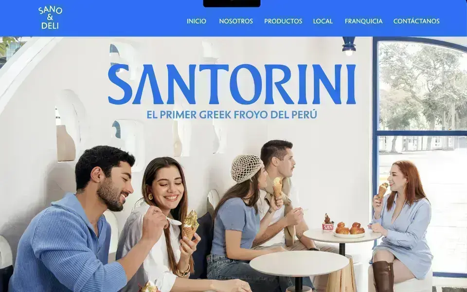 Portada de Santorini